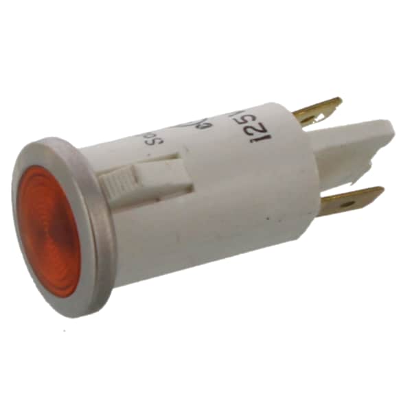 LIGHT AMBER 115 VAC 1/2HOLE